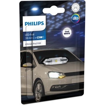 Image 1 of Philips Крушка, LED, светлини купе PHILIPS C5W, 12V, 0, 6W, 6000K, 50lm, 1 бр