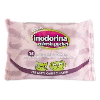 Inodorina Ubrousky antibakteriální Baby Powder 15 ks