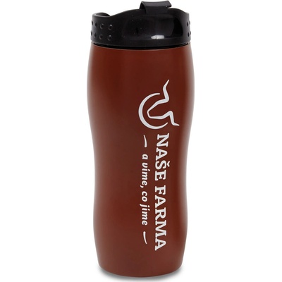 De Gusto Termohrnček 350 ml hnedý
