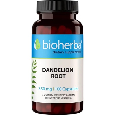 Bioherba Dandelion Root, 350 mg, 100 капсули, Bioherba