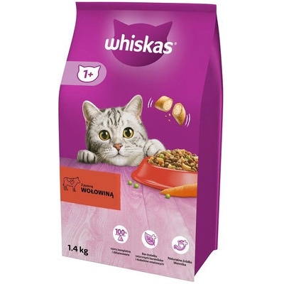 Whiskas Adult hovězí 6 x 1,4 kg