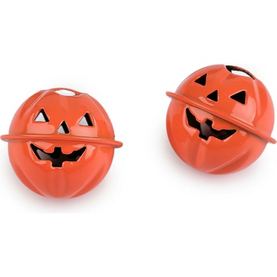Stoklasa Rolnička dýně halloween Ø24 mm Balení: 2 ks, Varianta: 5 oranžová 5 oranžová