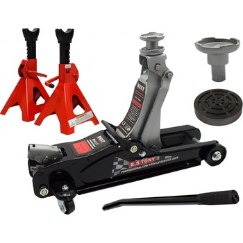 Tools Pojízdný hydraulický zvedák 2,5 t + Podpěry