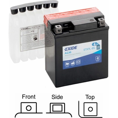 Exide YTX7L-BS, ETX7L-BS