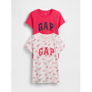 GAP Тениска с лого, 2 броя GAP GAP | Rozov | ЖЕНИ | XXS