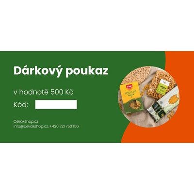 Poukaz v hodnotě 500 Kč