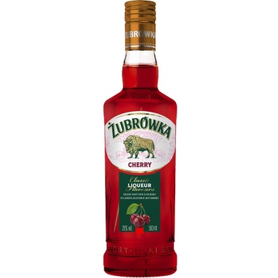 Zubrówka Cherry 28% 0,5 l (holá láhev)