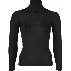 Engel Мъжко копринено термобельо Engel Roll-neck L/S Merino base layer - Black - размер 46/48 (EU) (014-1428-0214)