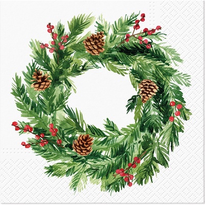 TaT Obrúsky Pine Cones Circle 33x33cm