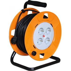 Somogyi Elektronic Кабелен барабан с кабел, 25 м, метална основа, home hjr 4-25 (hjr 4-25)