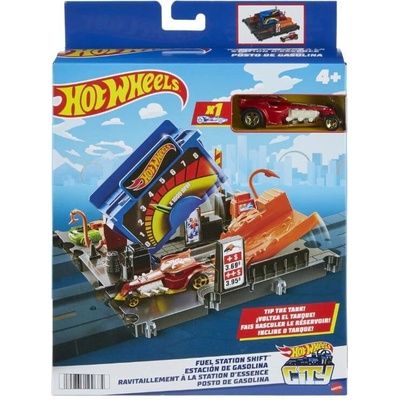 Mattel, Hot Wheels City Čerpací stanice s autíčkem