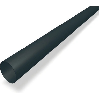 Prefa P.10 Zvodová rúra hliník 03 Ø 80 mm 1 m čierna