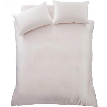 Catherine Lansfield Розово двойно удължено сатенено спално бельо 230x220 cm Silky Soft - Catherine Lansfield (BD/55075/W/KQS/BLH)