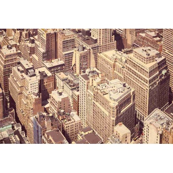 DIMEX ART s. r. o Флизелинов фототапет жилищни сгради в ню йорк 375 x 250 см