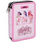  Ученически несесер K-Pop Demon Hunters Huntrix Pink с две отделения и съдържание (364-01100)