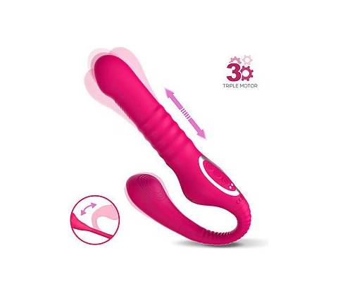 Action Strapless Strap-On Thrusting & Waving Pulse Triple