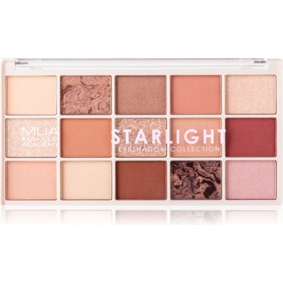 MUA Make Up Academy Eyeshadow Collection 15 Shade Palette палитра сенки за очи цвят Starlight 12 гр