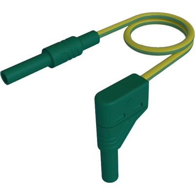 Hirschmann Test & Measurement MAL S WG-B 100/2,5 ge/gn bezpečnostní měřicí kabely 4mm bezpečnostní zástrčka 4mm bezpečno