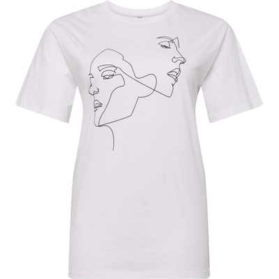Merchcode Тениска 'One Line' бяло, размер XS