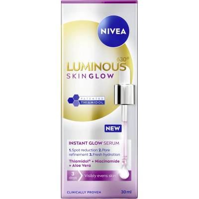 Nivea Luminous Skin Glow Серум за сияйна кожа, 30 ml