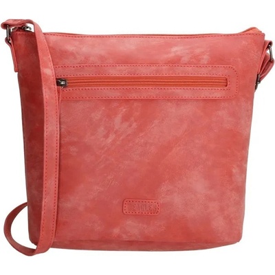 Beagles prošívaná crossbody kabelka „Sunset“ Červená
