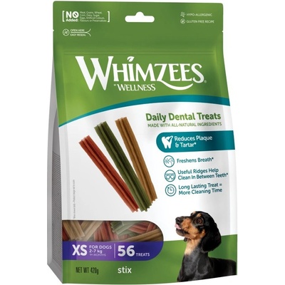 WHIMZEES Stix dentální pamlsek pro psy XS 2 7 kg 56ks