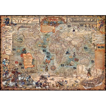 Heye - Puzzle Pirate World 2000 - 2 000 piese