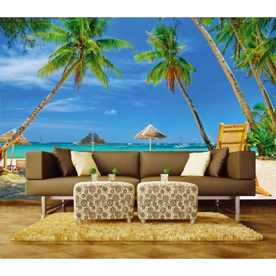 Dimex XL-177 vliesová fototapeta na zeď Tropical beach rozměry 330 x 220 cm