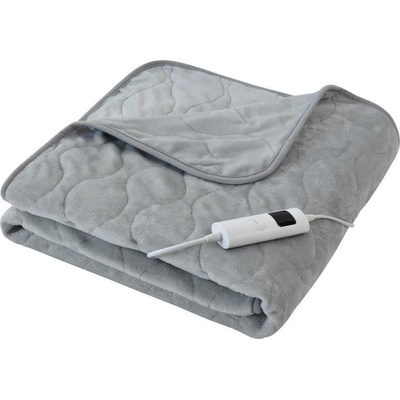 MagicHome elektrická deka flanel sivá 180x130 cm