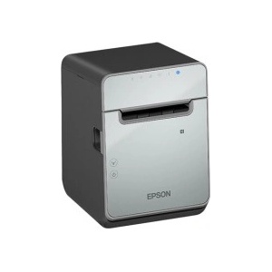 Epson TM-L100 C31CJ52121 принтер за етикети, 8 точки/мм (203 dpi), нож, без подложка, USB, Lightning, BT, Ethernet, черен (C31CJ52121)