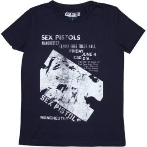Sex Pistols Manchester Flyer Navy Blue M Дамски Риза (SPTS18LN02)