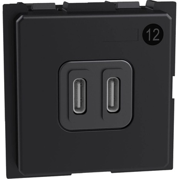 BTicino Розетка 2xUSB за зареждане тип C+C 3A 30W 2 мод. Living Now - K4293CC (K4293CC)