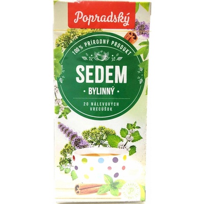 Popradský bylinný čaj Sedem bylinný 30 g