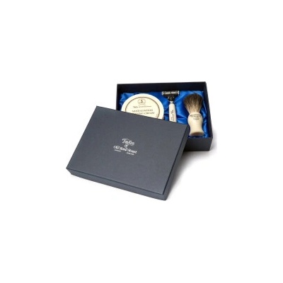 Taylor of Old Bond Street sada na holenie holiaci strojček na Mach 3 + štetku Pure Badger + mydlo na holenie Sandalwood 150 g darčeková sada