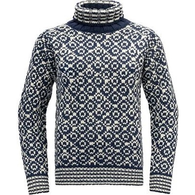Devold Svalbard Wool High Neck Night/Offwhite