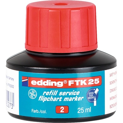 Edding T 25 náhradní inkoust 002 červený