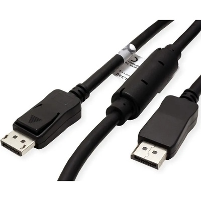 Roline Кабел Roline 14.99. 3495, от DisplayPort(м) към DisplayPort(м), 3840x2160 @60Hz, 15m, черен (14.99.3495)