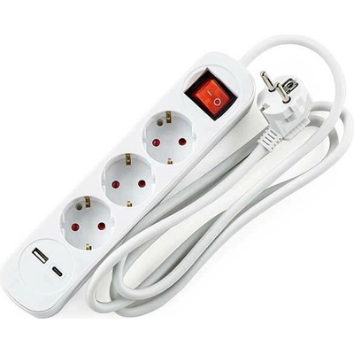 Muhler 3 Plug + 2 USB 3 m Switch (1006182)