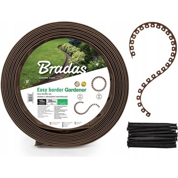 Bradas Easy Border 1000 x 4 cm hnedá 1 ks