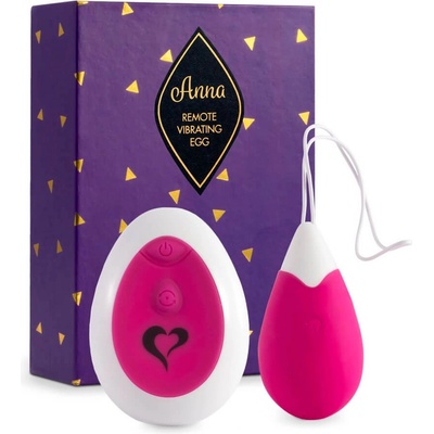 FeelzToys Anna - nabíjacie vibračné vajíčko s ovládačom pink