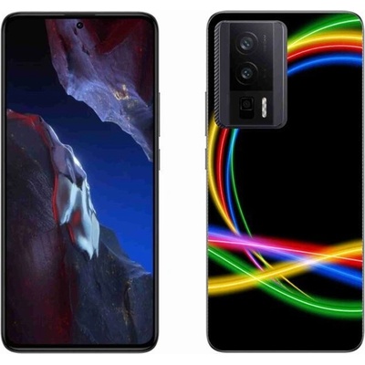 Pouzdro mmCase Gelové Xiaomi Poco F5 Pro - neonové kruhy