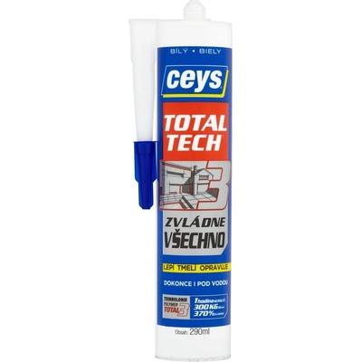 CEYS TOTAL TECH EXPRESS lepidlo a tmel biely 290 g