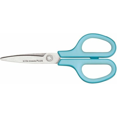 Nožnice, univerzálne, 17,5 cm, PLUS Fitcut Curve, svetlomodré