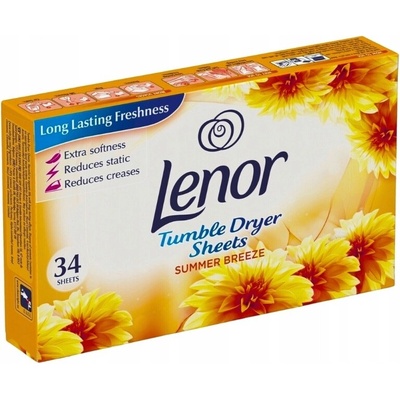 Lenor obrúsky do sušičky prádla Summer breeze 34 ks