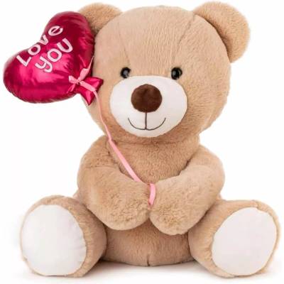 Amek Toys ПЛЮШЕНО МЕЧЕ С БАЛОН - СЪРЦЕ 2 ЦВЯТА 38 СМ