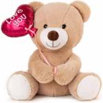 Amek Toys ПЛЮШЕНО МЕЧЕ С БАЛОН - СЪРЦЕ 2 ЦВЯТА 38 СМ - armtoys