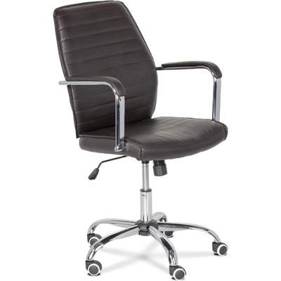 Bittel Офис стол Carmen 6174, еко кожа, регулируем люлеещ механизъм, тъмно кафяв