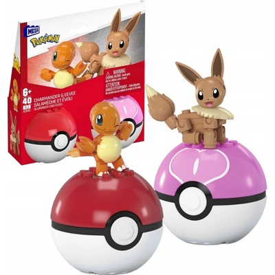 Mega Construx Pokémon Charmander & Eevee 40 ks – Zbozi.Blesk.cz