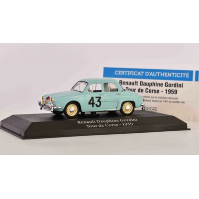 Atlas Renault Dauphine Gordini N43 Tour De Corse časopis s modelem 1:43