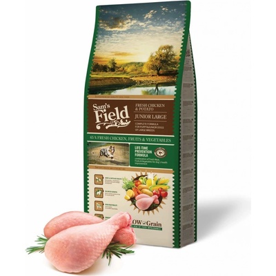 Sam's Field Low Grain Junior Large Chicken & Potato 13 kg